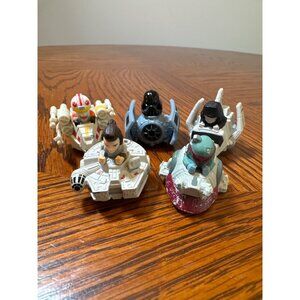 Hot Wheels Star Wars Battle Rollers Die Cast Toy Set of 5 GUC